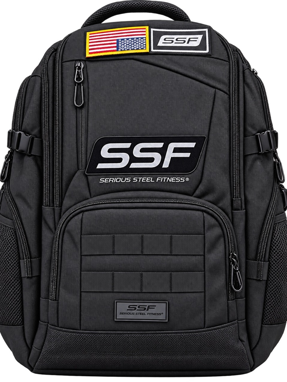 Black Tactical Backpack for Men — Durable Everyday Carry